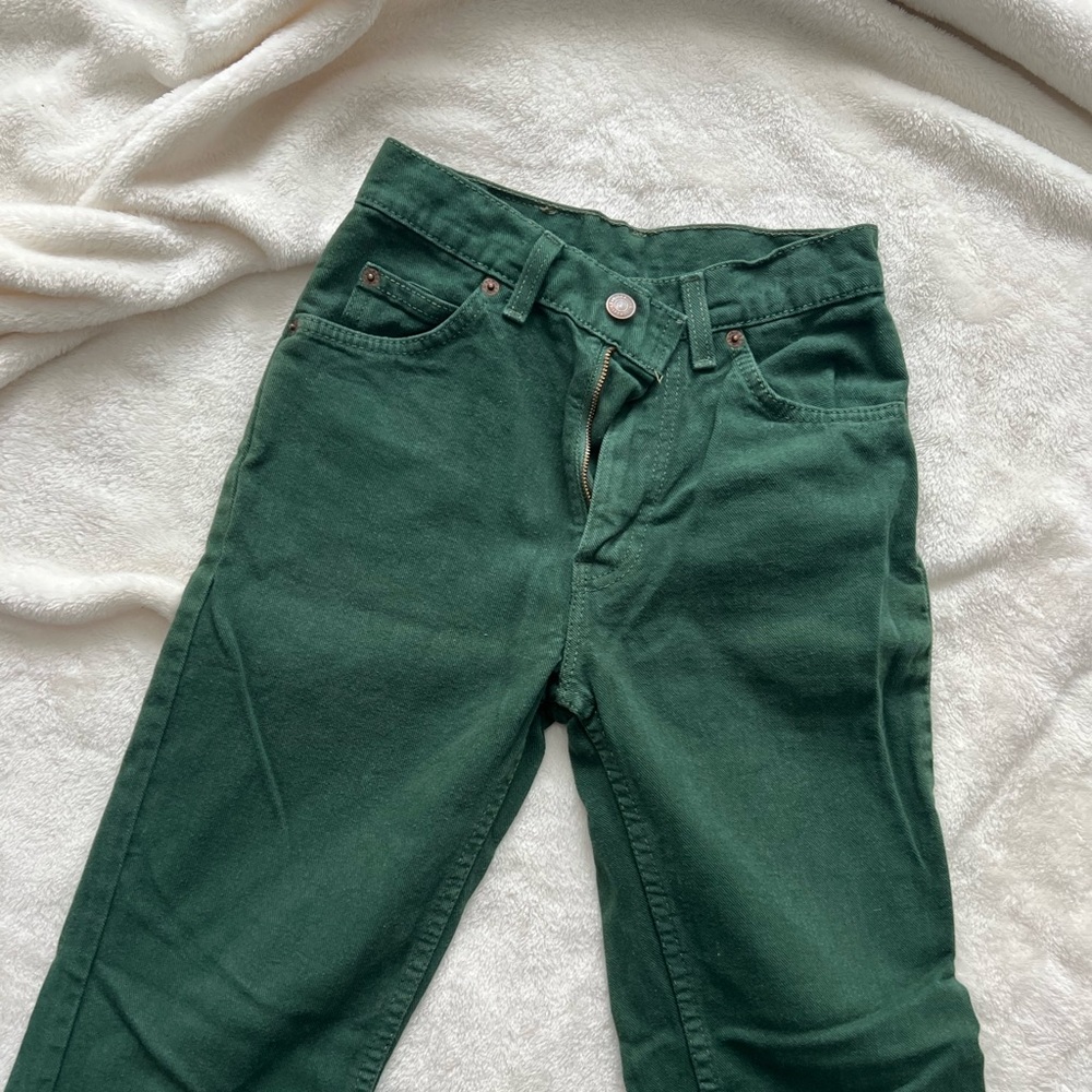 Vintage green Levi’s